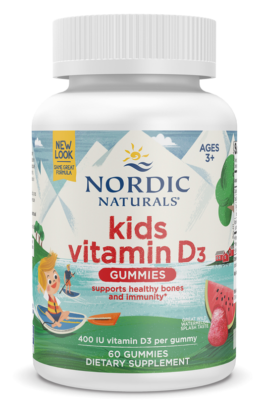 Vitamin D3 Kids Gummies Wild Watermelon Splash 60 Gummies