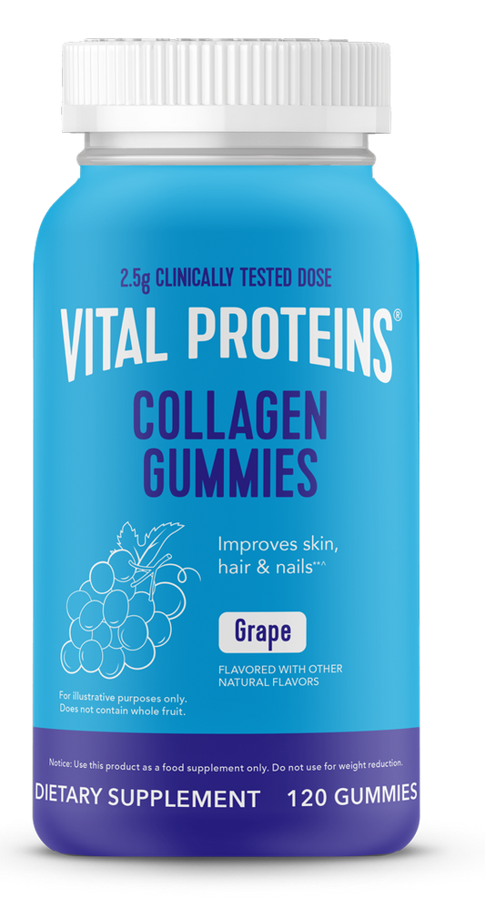 Collagen Gummies Grape 120 Gummies