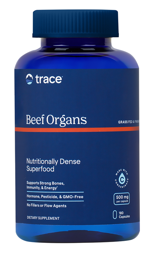 Beef Organs 500 mg 180 Capsules