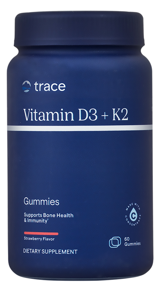 Vitamin D3+K2 Gummies Strawberry 60 Gummies